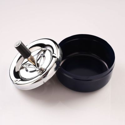 Пепельница бездымная матовая большая цвет МИКС