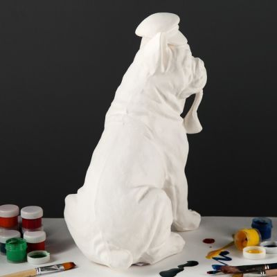 Копилка-раскраска "Собака детектив", под роспись