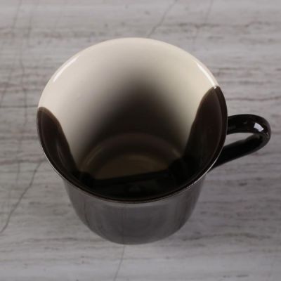 Кружка "Водолей" бело-коричневая, 400 мл, микс