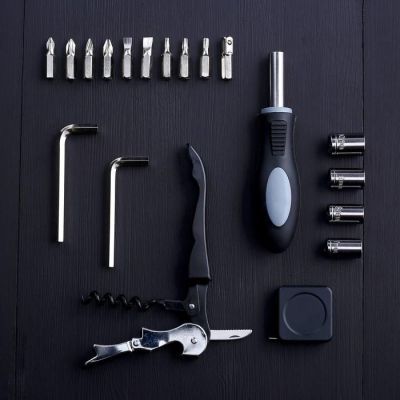 Набор инструментов в бочке "Мастер ремонта", подарочная упаковка, 19 предметов