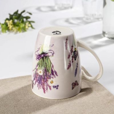 Кружка Доляна «Романтичная лаванда», 400 мл