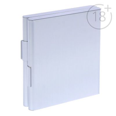 Портсигар классический, 8х9 см, микс