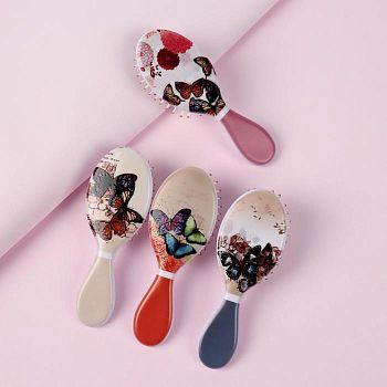 Расчёска массажная, 5,5 × 15 см, рисунок МИКС