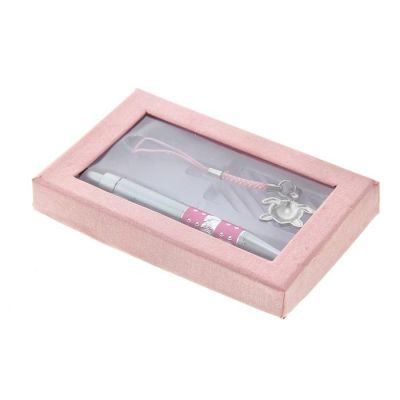 Набор подарочный 2в1 (ручка, брелок-подвеска) микс