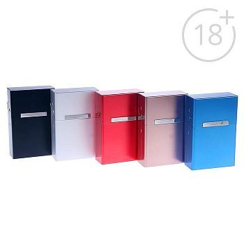 Портсигар "Берли", в виде пачки сигарет, микс, 6х9 см