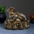 Копилка "Жаба фэн-шуй" 18х18см бронза