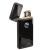 Зажигалка электронная, USB, спираль, чёрная с выпуклым рисунком, 7.5х12 см