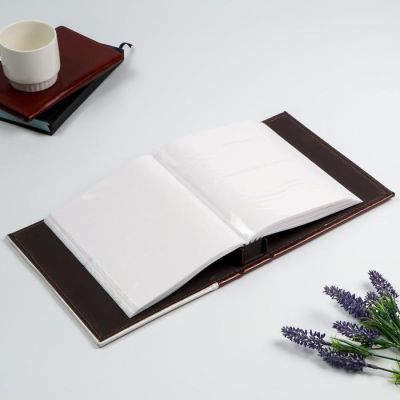 Фотоальбом на 200 фото 10х15 см "Греческий орнамент" кожзам МИКС 23,7х20,7х5 см