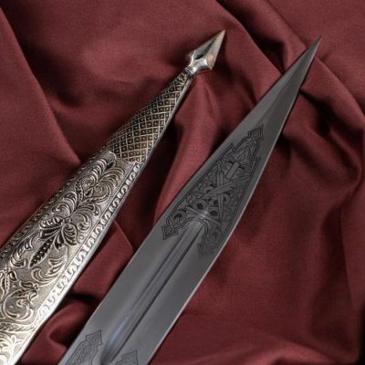 Кинжал сувенирный "Ирбис" №1 латунь