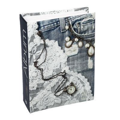 Фотоальбом на 100 фото 10х15 см Image Art серия 014 молодежный джинс МИКС