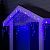 Гирлянда «Бахрома» 4 × 0.6 м, IP44, белая нить, 180 LED, свечение синее, мерцание белым, 220 В
