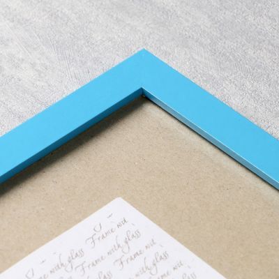 Фоторамка МДФ 30х40 см, №6, ширина 18 мм, толщина 12 мм, синий