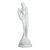 Фигура "Фортуна" белая, 50х15см