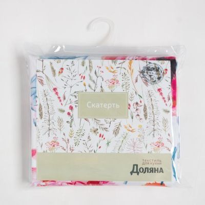 Скатерть Доляна «Акварель» 110×140 см, 100% п/э