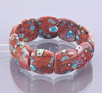 Браслет Муранское стекло "Лилу" арт.бП067