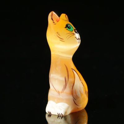 Сувенир «Кошечка», 3,5×6 см, селенит