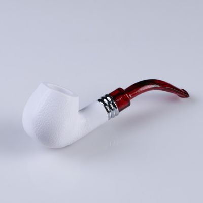 Трубка "Командор" классическая, раструб белый, 15х6х4.5 см