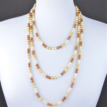 Бусы Жемчуг "Бесконечность" арт.П3389