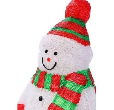 Фигура акрил. "Снеговик позитивный" (50х28 см.)