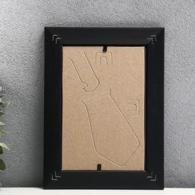 Фоторамка пластик 10х15 см, 601 чёрный