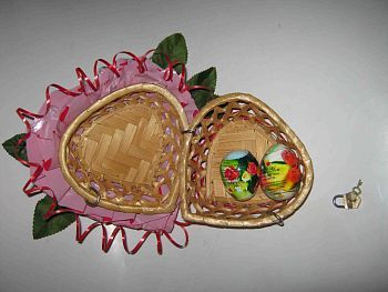 ПАСХАЛЬНАЯ шкатулка "Шоколадное сердце"