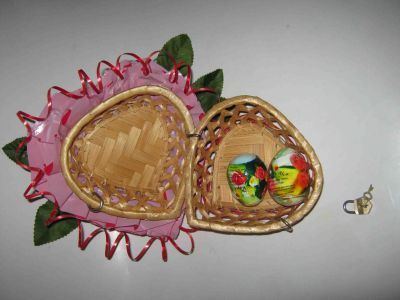 ПАСХАЛЬНАЯ шкатулка "Шоколадное сердце"