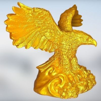 Копилка "Орел золотой с размахом крыльев", (30 х 22 см)