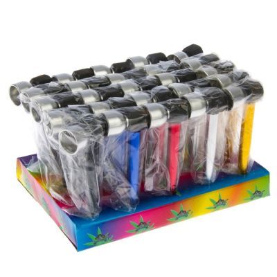 Трубка оригинальная, узкая, вытянутая 3х9 см, микс