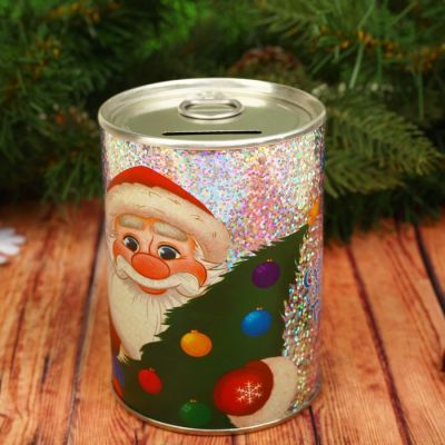 Набор для творчества. Копилка для декорирования стразами «Сказочного Нового года» Дед Мороз