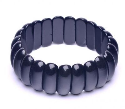 Браслет им. Агат "Лилу" арт. бИАГ-3(20-8)-19-4 Черный