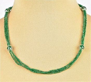 Бусы Хризопраз "Богиня Любви" арт.П2619