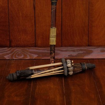 Сувенирное оружие сарбакан "Ловушка" 106х8х3 см