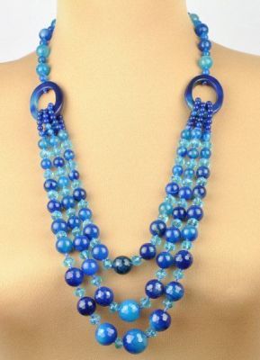 Бусы Агат, хрусталь "Первая Леди" арт.П2494