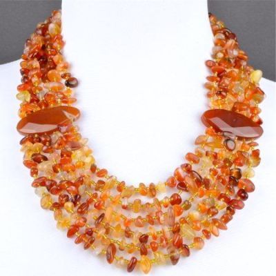 Бусы Сердолик "Богемия" арт. П3341