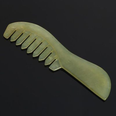 Гребень с рукоятью из нефрита, 13,5 x 3,6 x 0,6 см