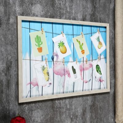 Фоторамка пластик на 10 фото 9х13; 10х15 см "Фламинго" 50х70 см