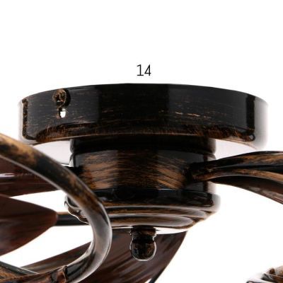 Люстра 30271 черный/золото/медный