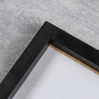 Фоторамка пластик L-3 21х30 см, чёрный, с небьющимся стеклом