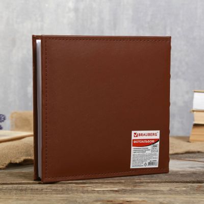 Фотоальбом BRAUBERG на 200 фото 10х15 см