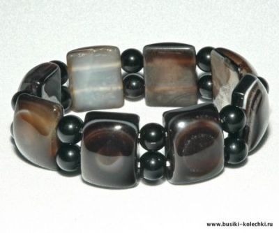 Браслет Агат "Рондо" арт. бНАГ-4(22)-18-3