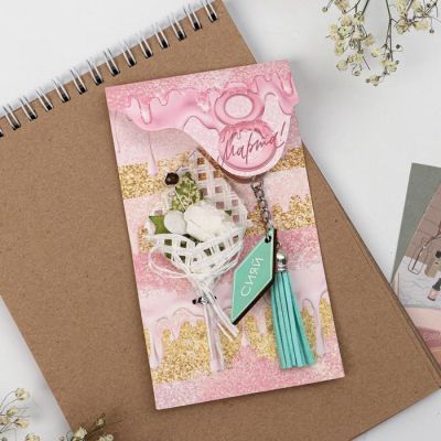 Подарочный набор «Сияй»: букет, брелок, 8.3 х 14.5 см