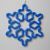 Светодиодная фигура «Снежинка» 30 см, пластик, 220 В, свечение синее Светодиодная фигура «Снежинка» 30 см, пластик, 220 В, свечение синее