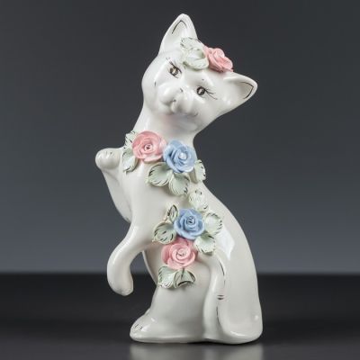 Копилка "Лапушка", покрытие глазурь, белая, 27 см, микс