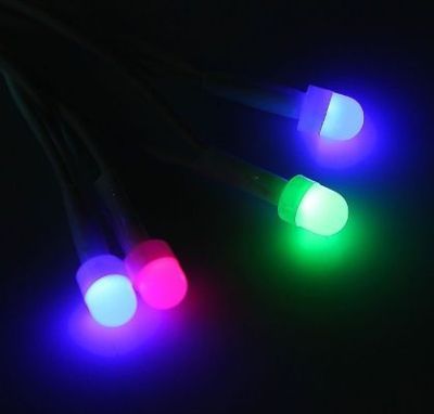 Гирлянда "Метраж" уличная, комнатная (Д: 20 м, нить белая, моргает)