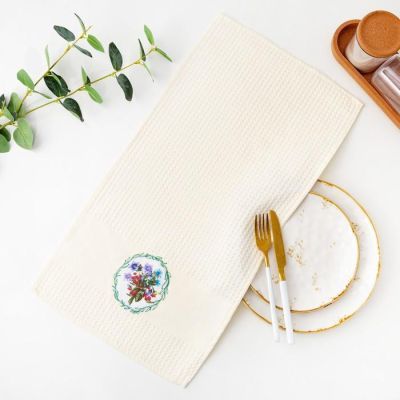 Набор вафельных полотенец Весенний урожай 33х60 см, 100% хл, 3 шт