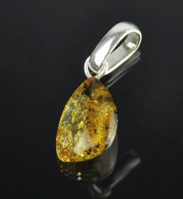 Кулон Янтарь "Золотой дождь" арт.ЯК-583