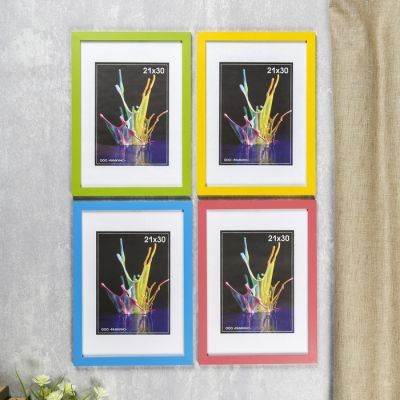 Фоторамка 21х30 см МДФ № 6 МИКС шир.21мм, тол.12мм