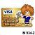 Денежный оберег VISA (арт. - М 934-2)