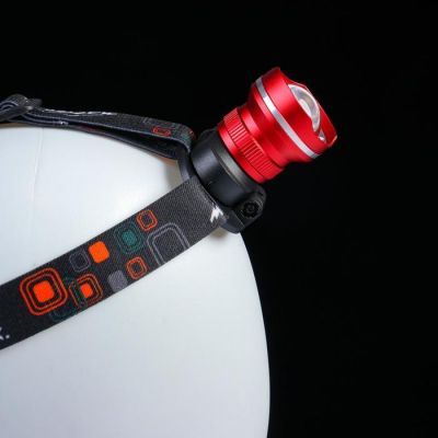 Фонарь налобный аккумуляторный "Мастер К.", 1 led, 3 режима, от сети, 4.5 х 6.5 см