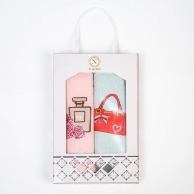 Набор вафельных полотенец 40х60 см 8 MART-347, 2 шт